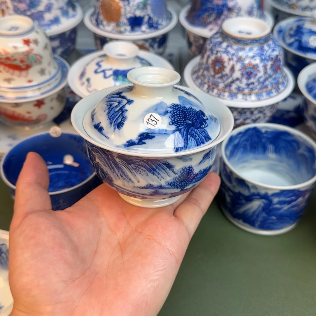 彦祖纯手工手绘茶具137