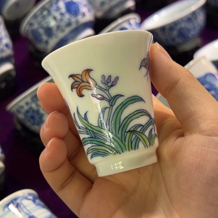 斗彩微瑕杯杯福利