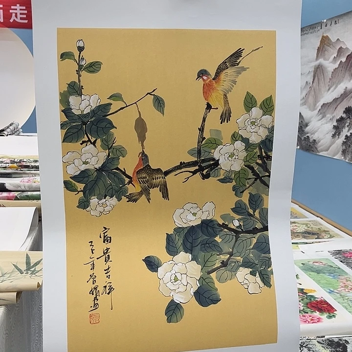 国画手绘国画作品