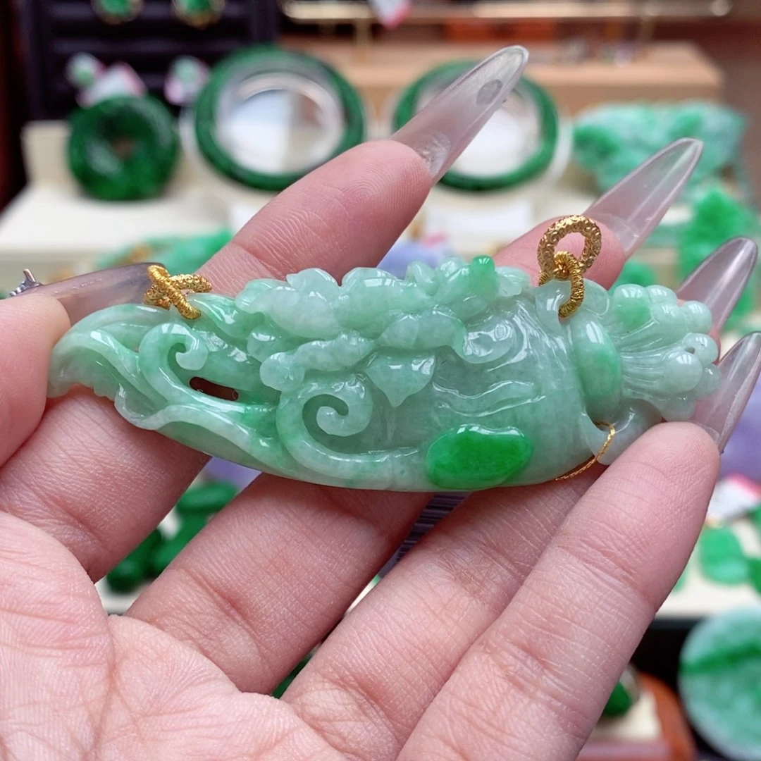 颈饰未镶嵌翡翠翡翠吊坠