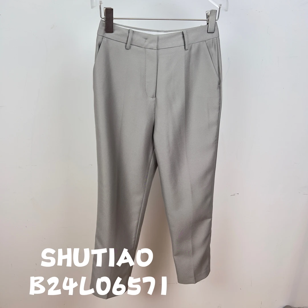 【SHUTIAO】2024秋冬：新款小众设计款裤子B24L06571