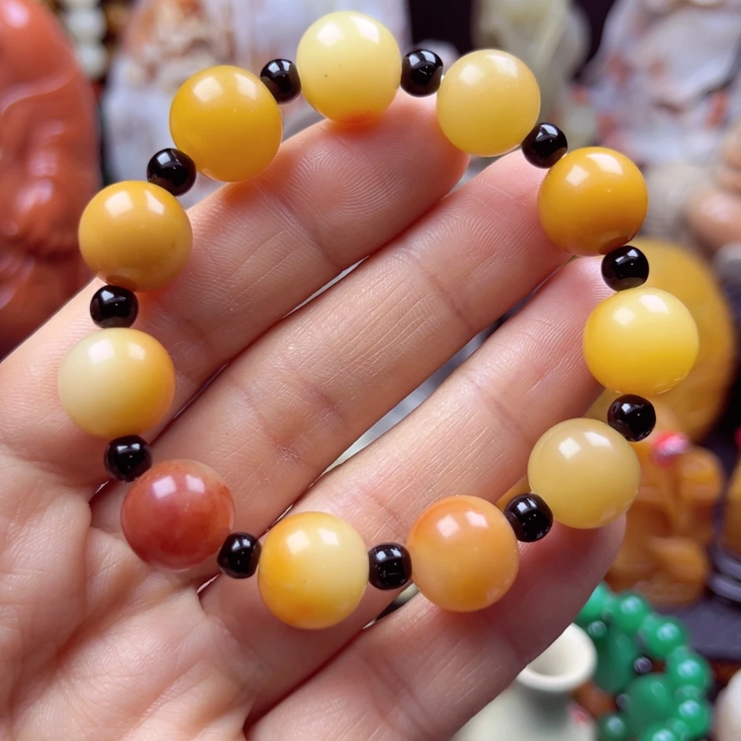 寿山石芙蓉石手链