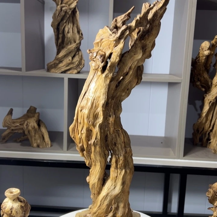 木石榴木榴疤风化摆件