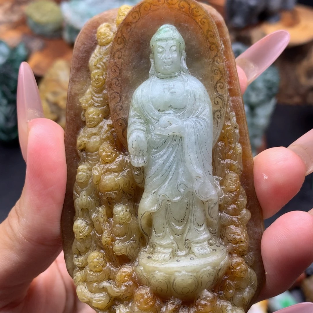 南***巅定制翡翠未镶嵌翡翠