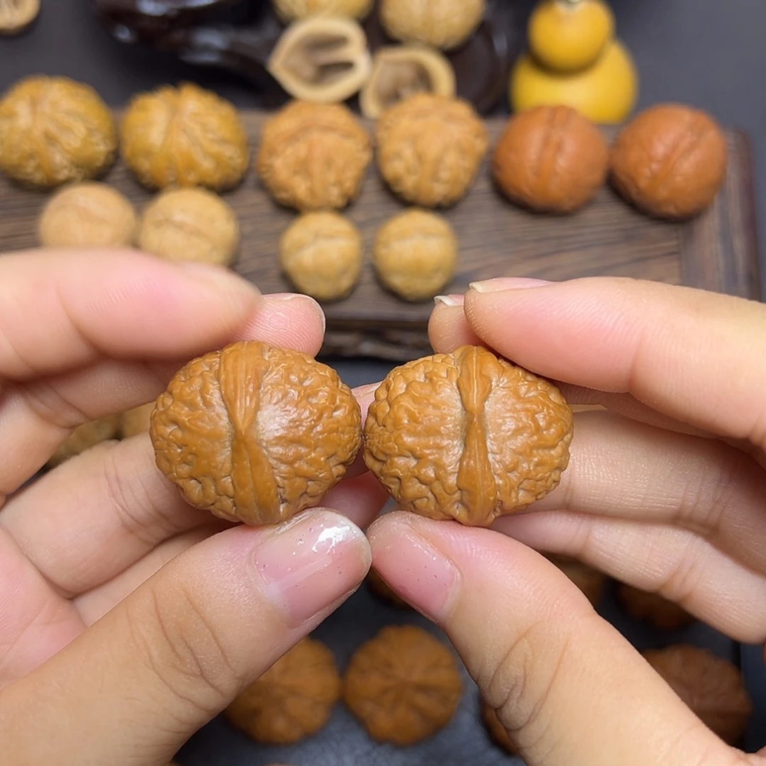 把件文玩核桃麒麟磨盘29