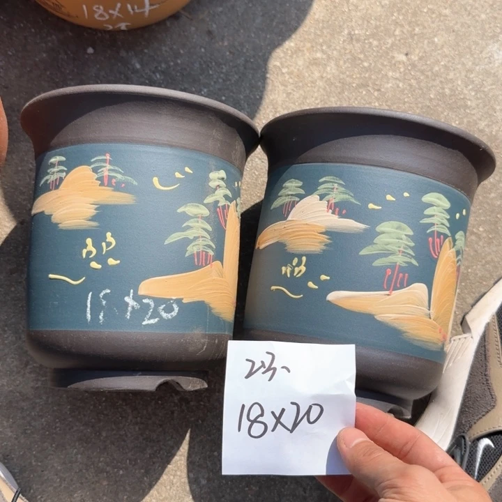 紫砂花盆特价清仓