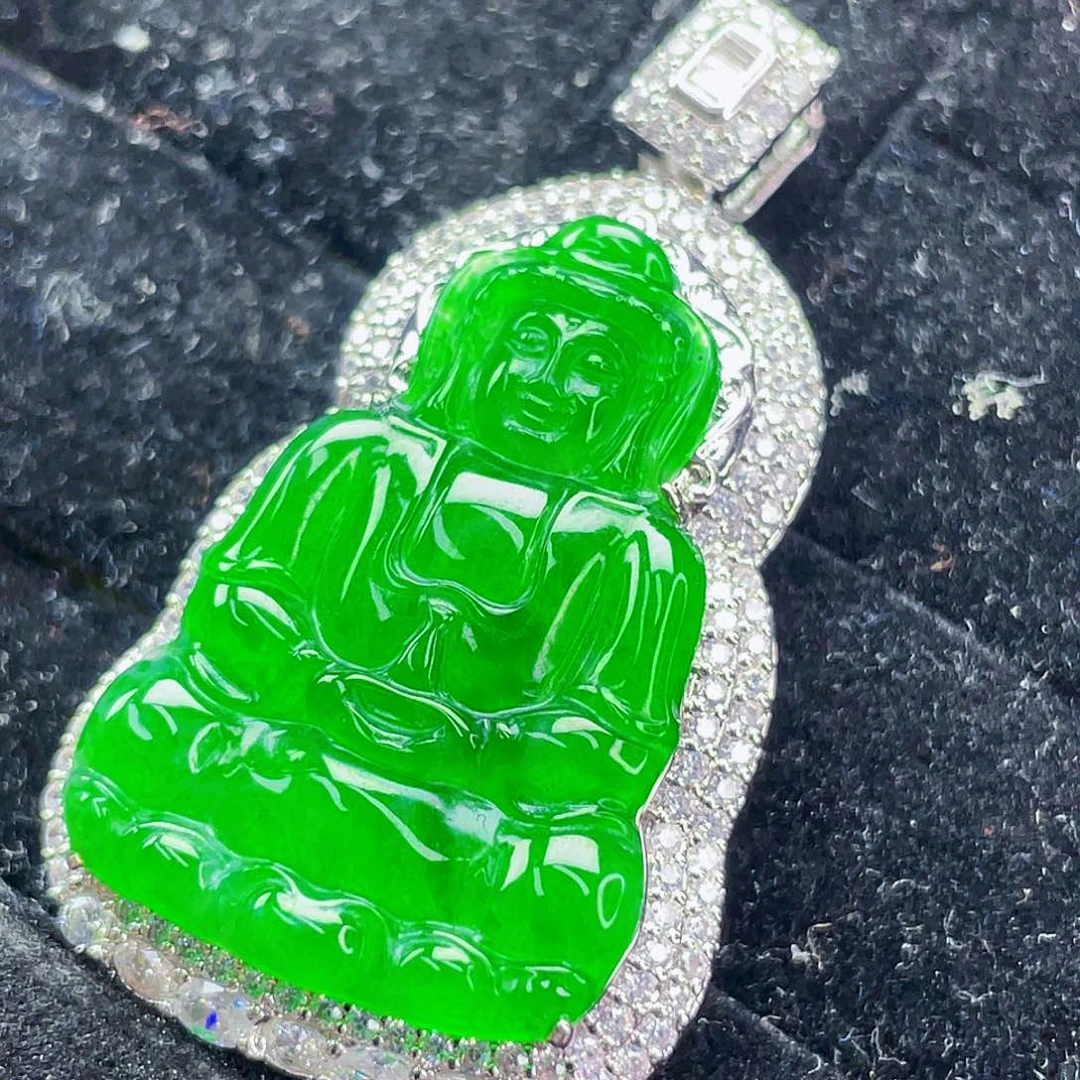 翡翠未镶嵌吊坠(不含链)888