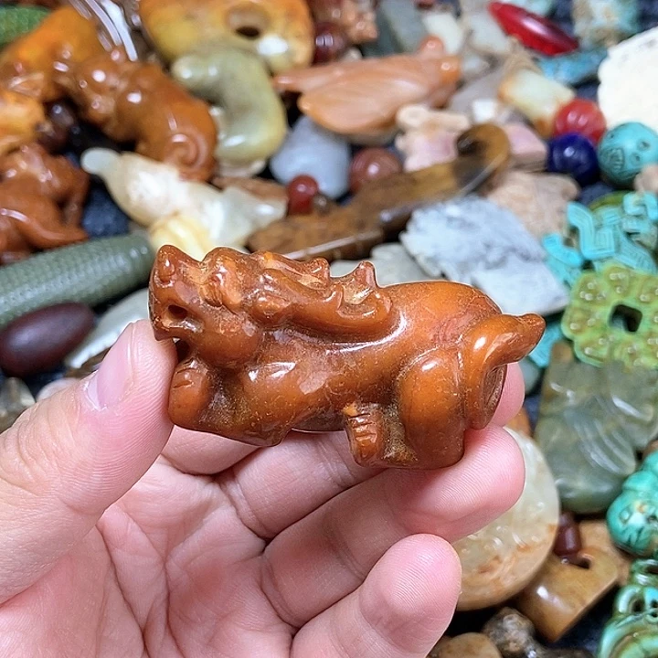 和田玉未镶嵌颈饰139