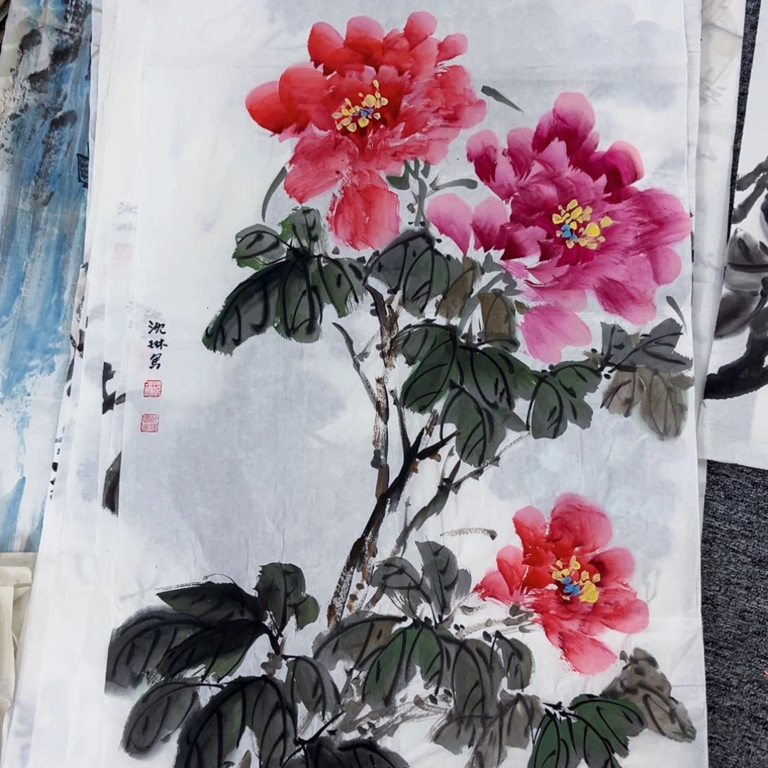 国画绘画沈老师作品gm100.50