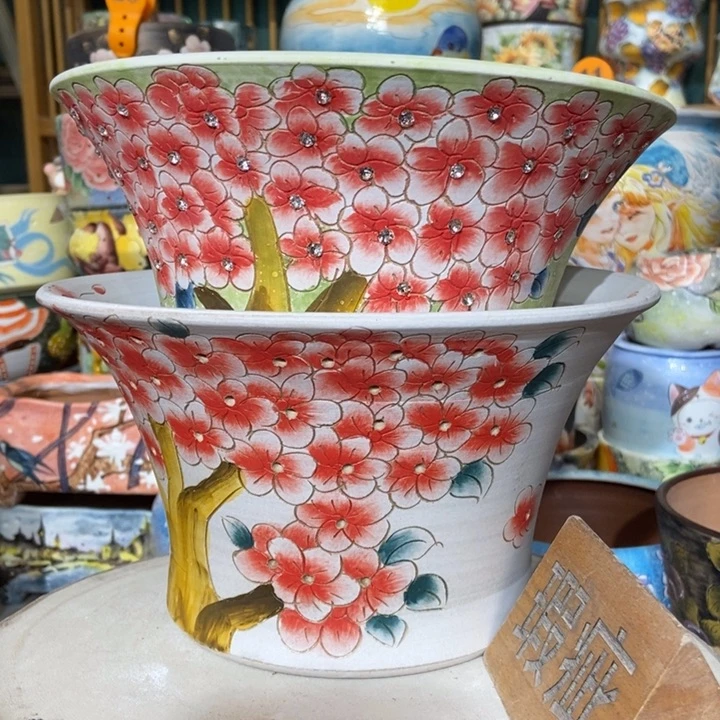 红陶景德镇艺术手绘作品