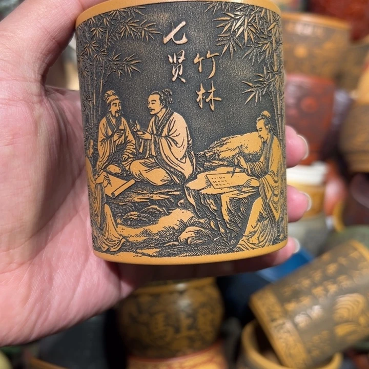 紫砂茶杯宜兴紫砂主人杯