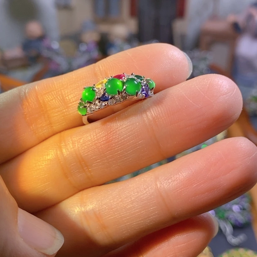 【闪购商品】银S925镶嵌挂件翡翠