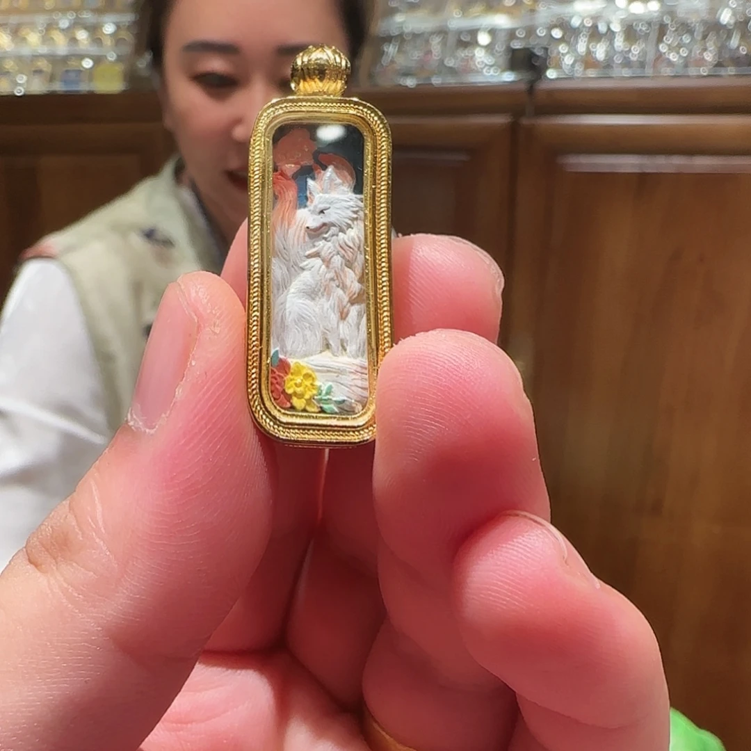 吊坠九尾小长条卡卡擦擦