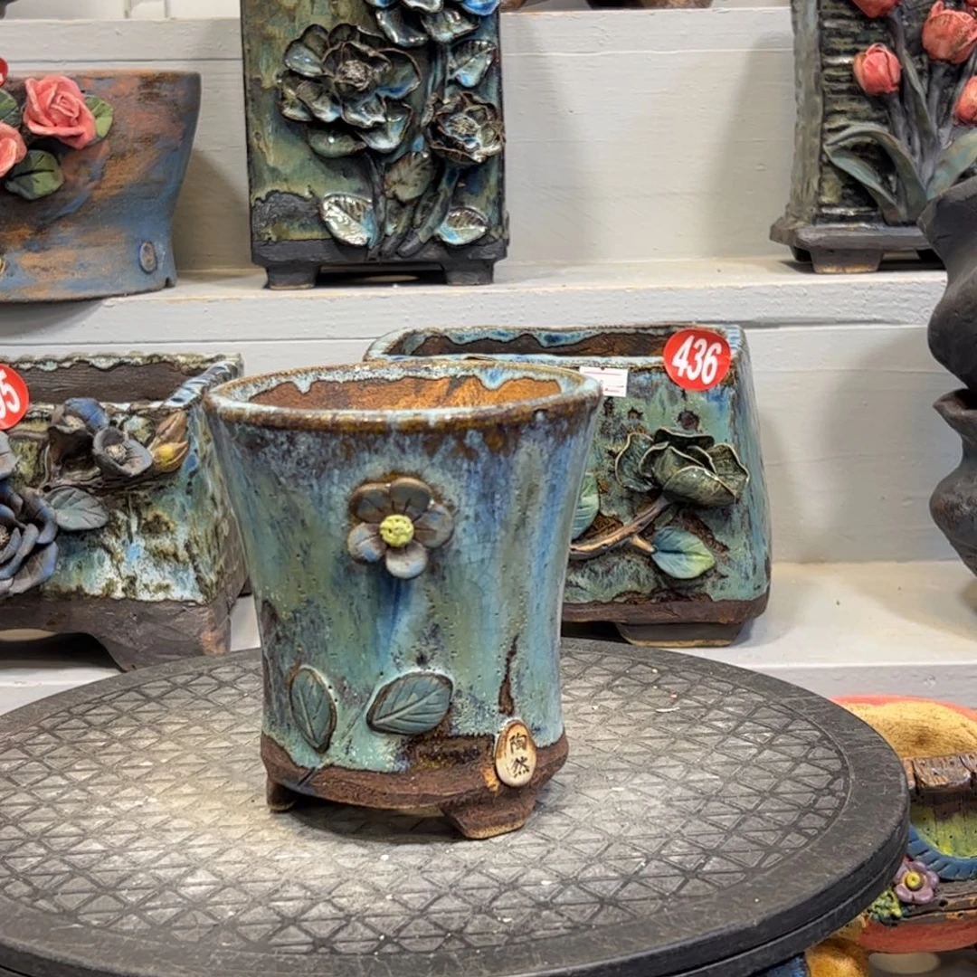 9 号陶然花器手工花盆