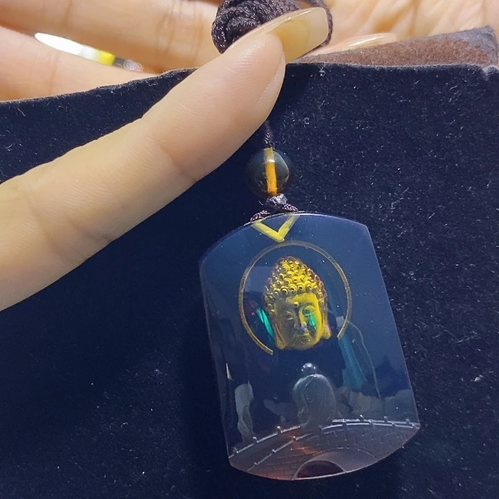 蓝珀未镶嵌珠宝奇石墨西哥红蓝心中有佛