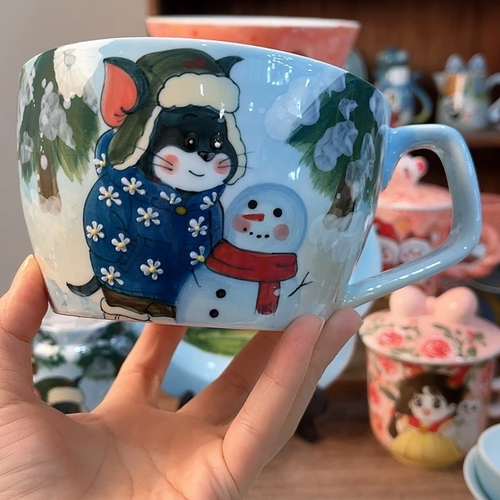 陶景德镇釉下手绘陶瓷