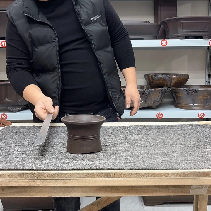 紫砂花盆紫紫好好看