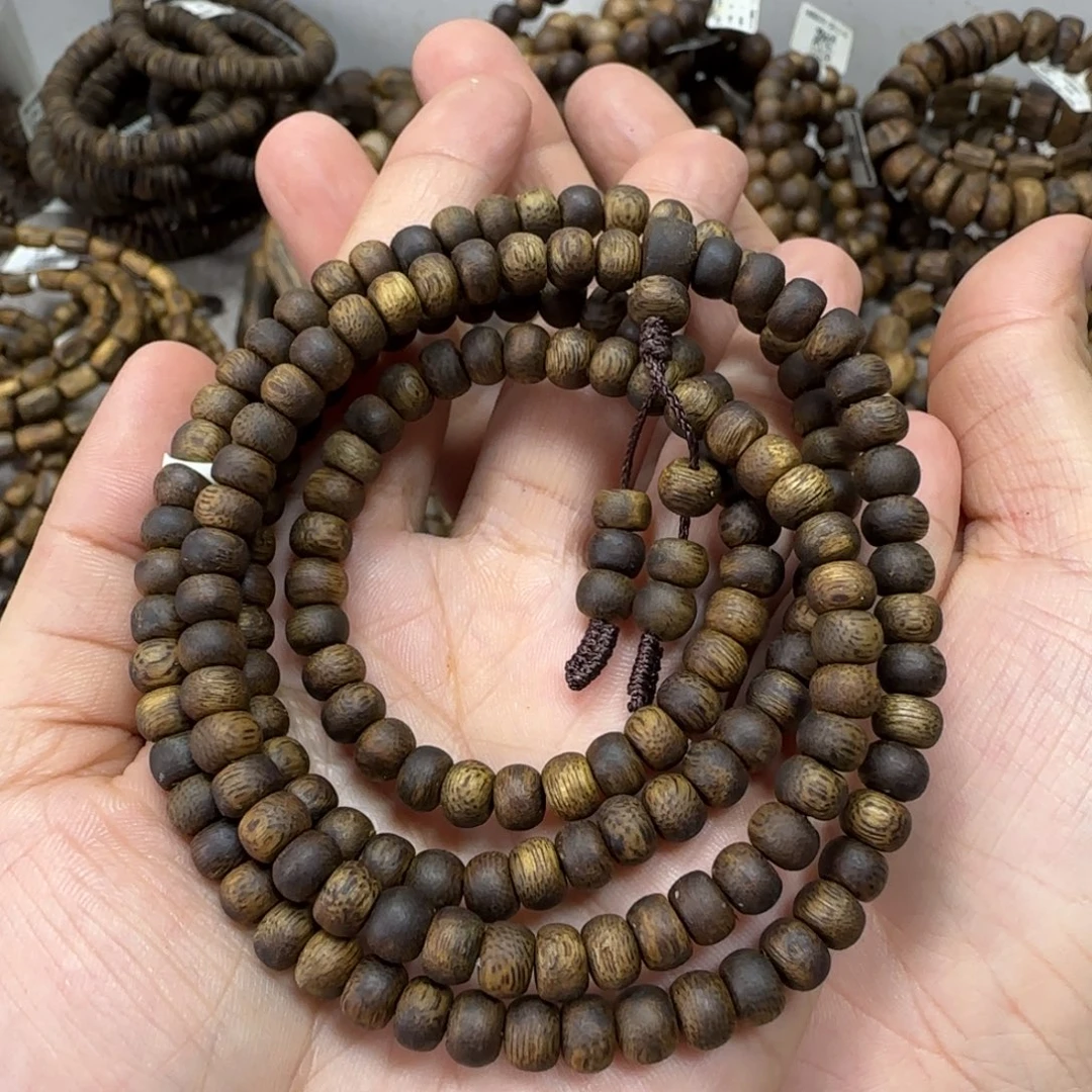 沉香手串虫漏多样性发货一条卡6-14克