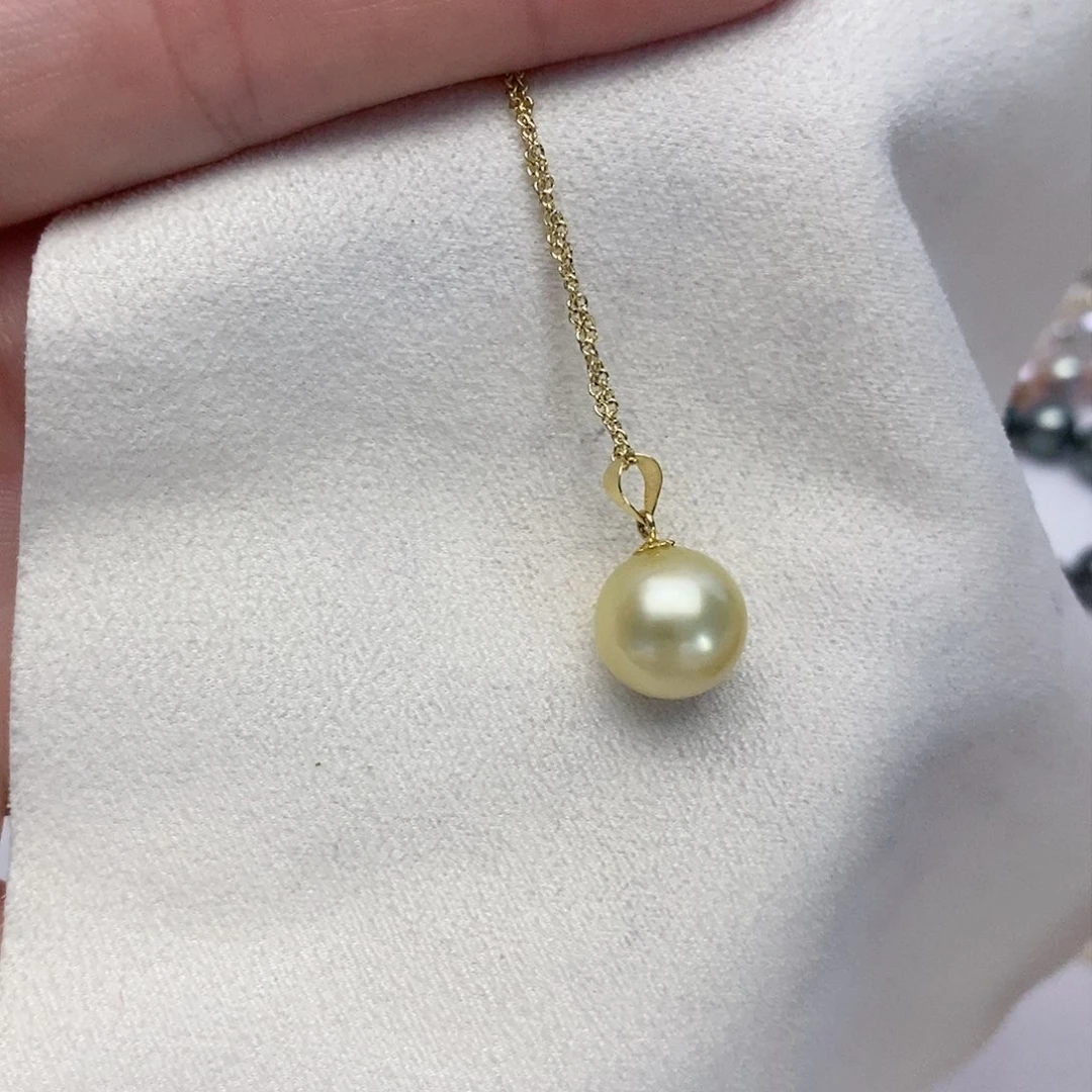 【闪购商品】海水珍珠颈饰18K金镶嵌49