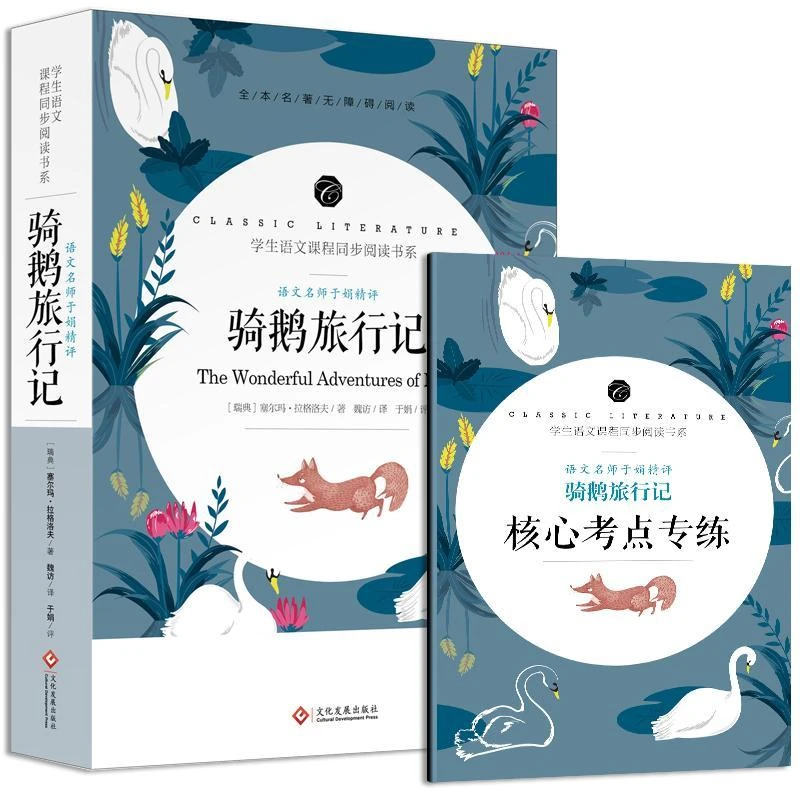 （正版）语文名师于娟精评·附核心考点专练：骑鹅旅行记（六年级