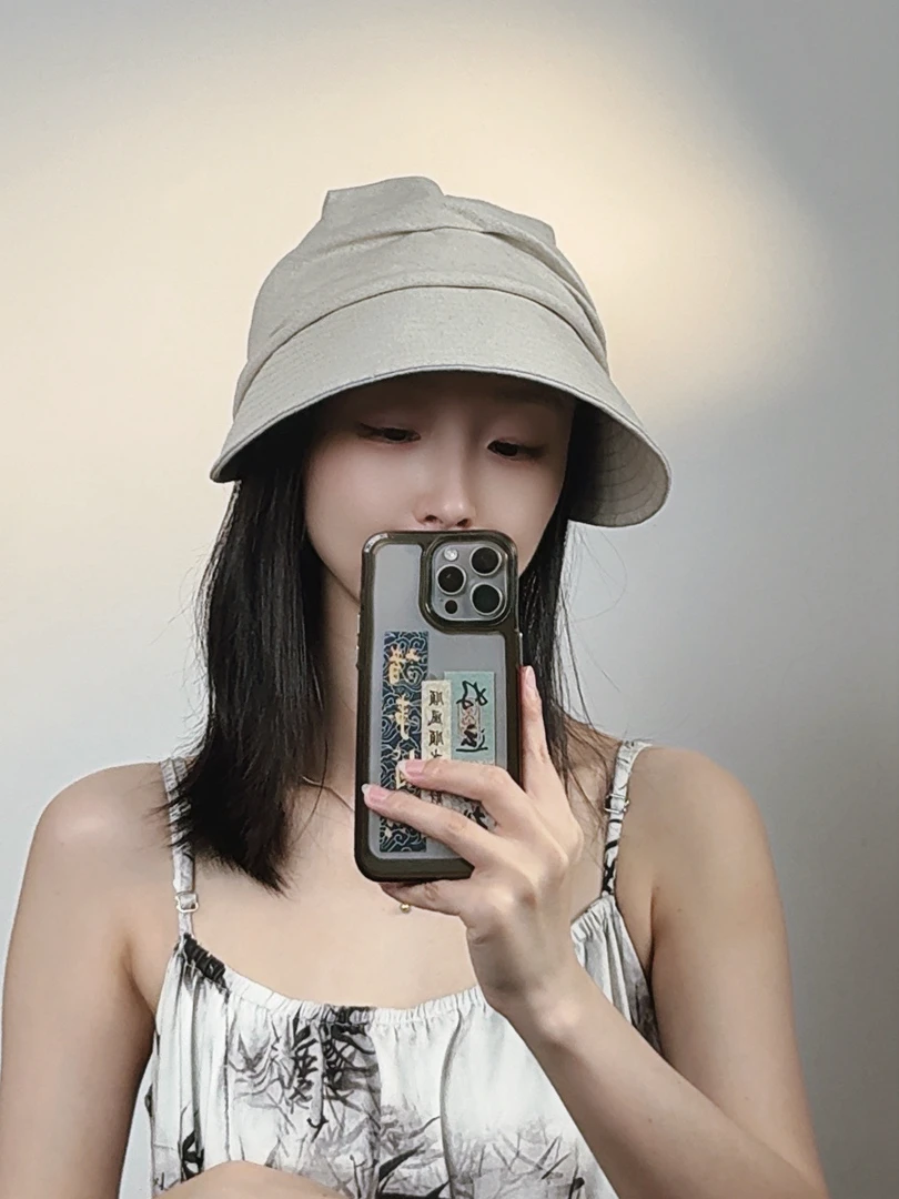 高货系列之凉感内衬防晒帽～大头大脸怒推！头顶超舒适！百搭显脸小