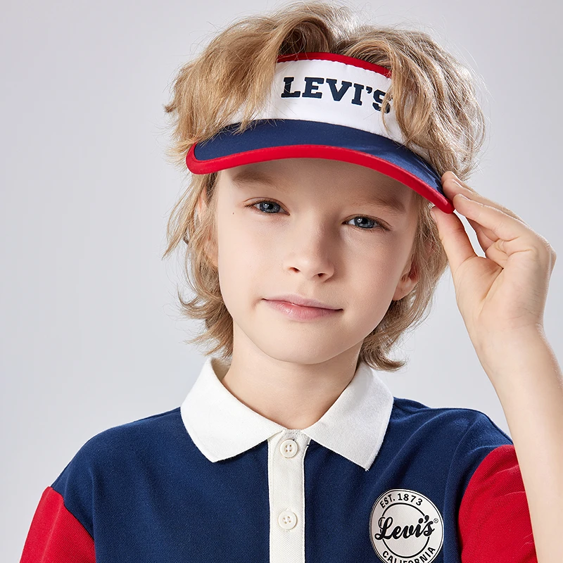 【官方旗舰】Levi's李维斯帽子遮阳帽夏季男女童空顶帽鸭舌帽8688
