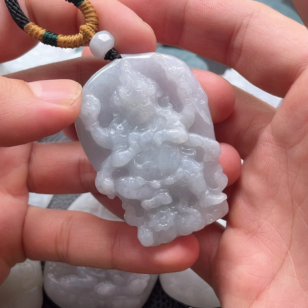 颈饰未镶嵌翡翠梵**光翡翠