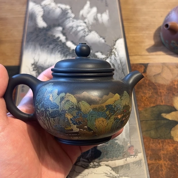 壶建水紫陶全手工