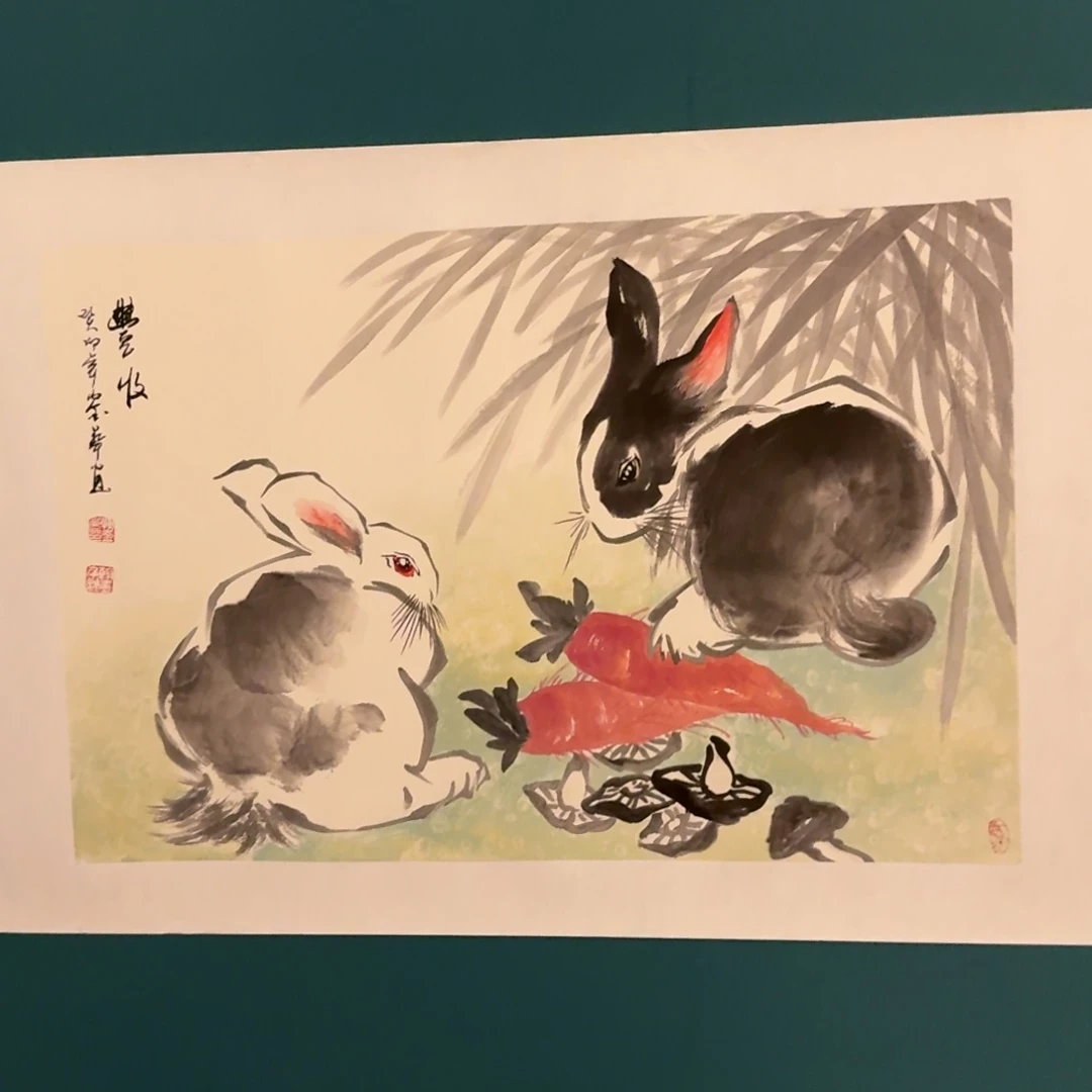 国画恽老师作品画作