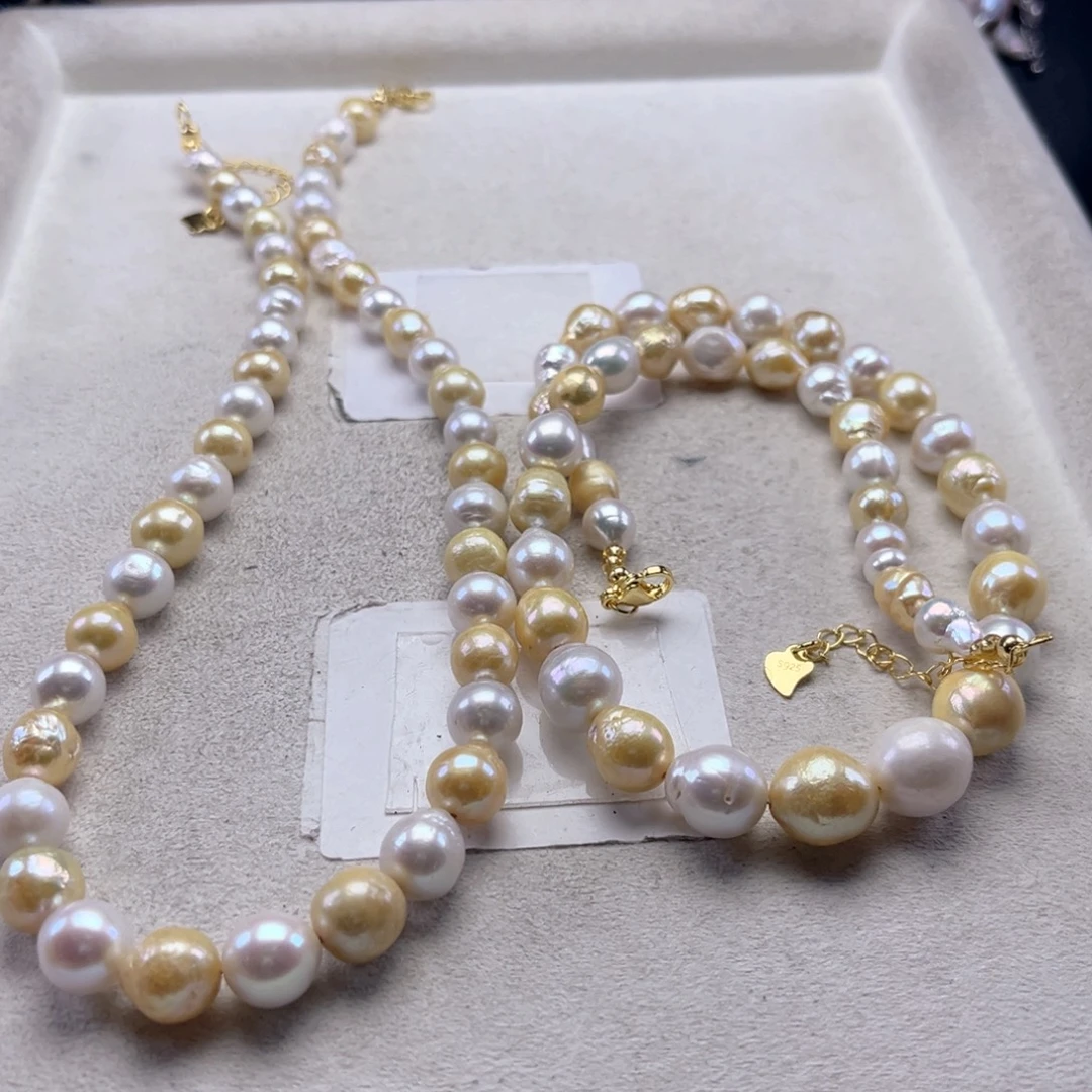 淡水珍珠未镶嵌项链【纯恬】多样性发货