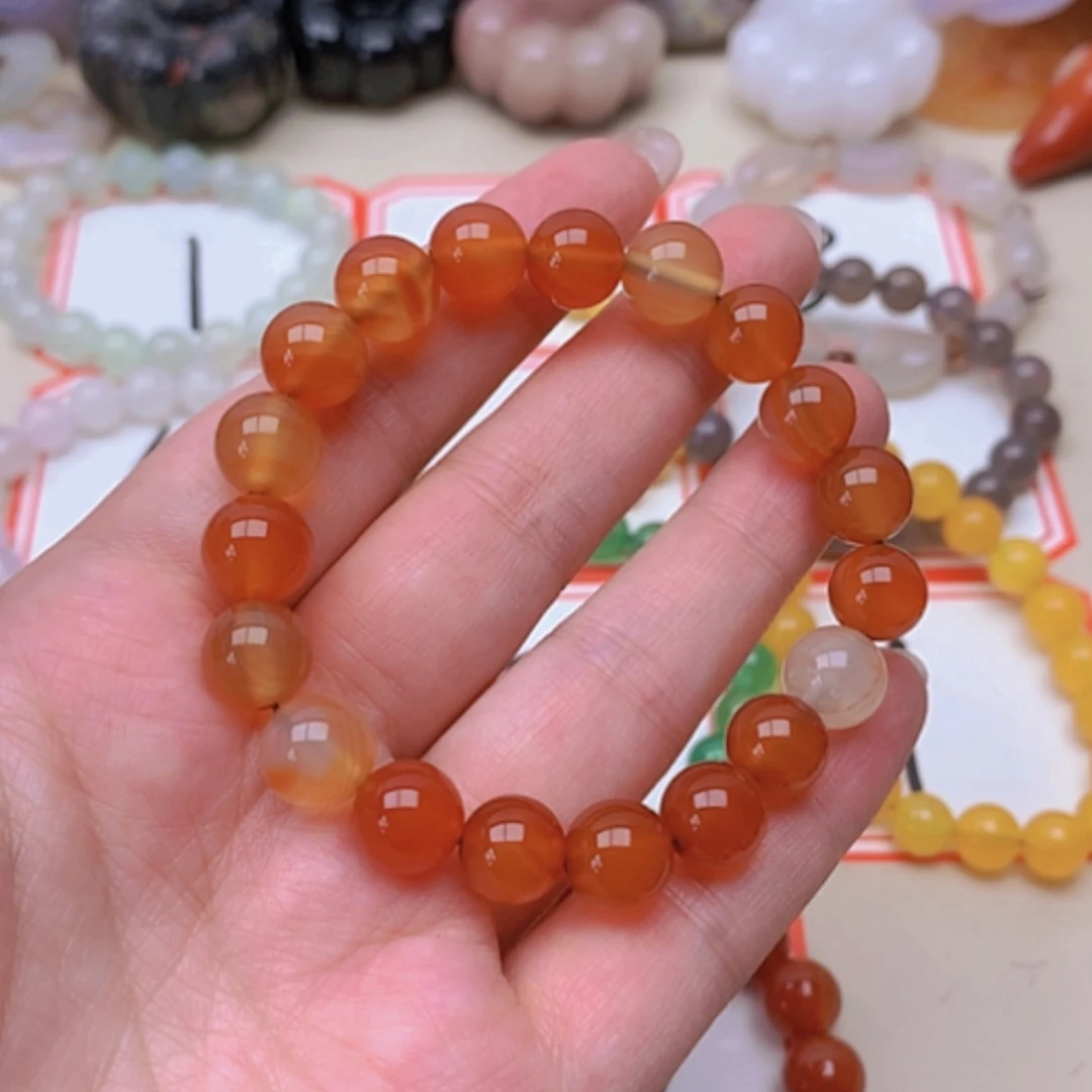 【闪购商品】未镶嵌玛瑙/玉髓珠宝半成品晴****梦