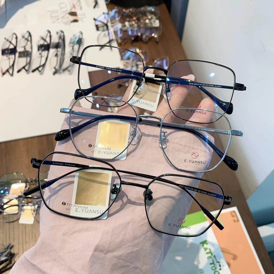 福利品牌纯钛镜架处理，ip电镀，品质嘎嘎好，八点一线，烟都鼻托焊接