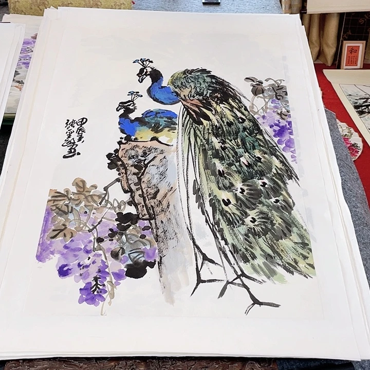 国画张圣敏先生纯手绘作品