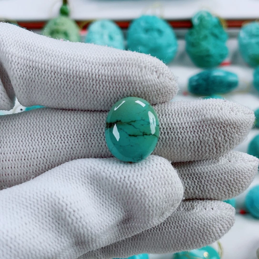 绿松石未镶嵌车挂