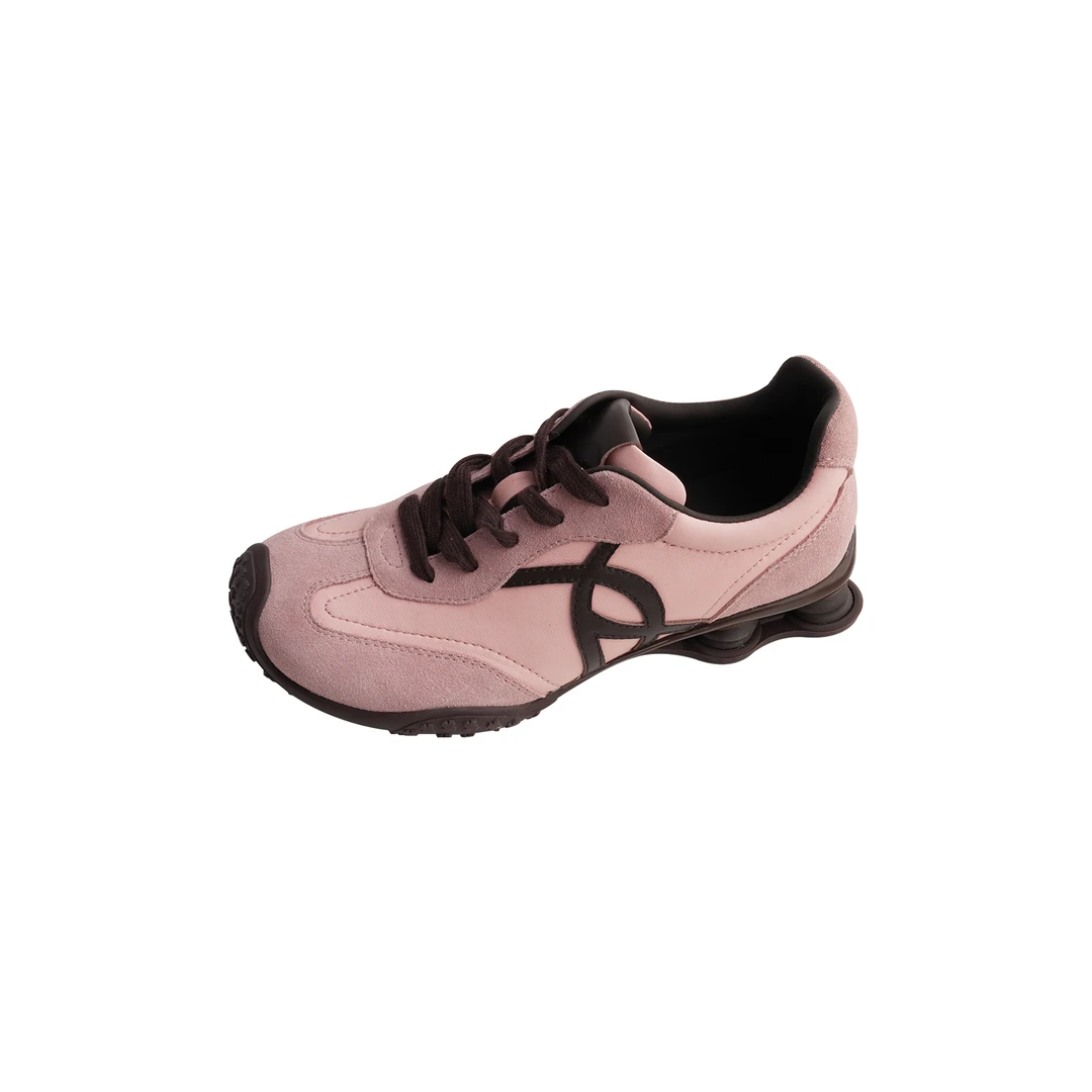 “手工鞋.罗威德训”爆款磨砂皮拼皮时尚阿甘鞋百搭德训鞋