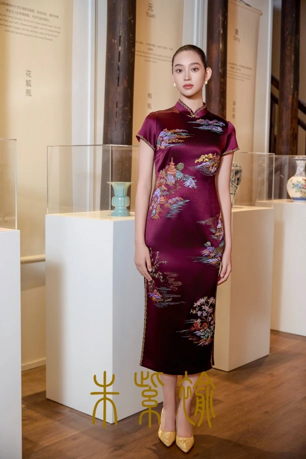 喜婆婆喜妈妈旗袍礼服
