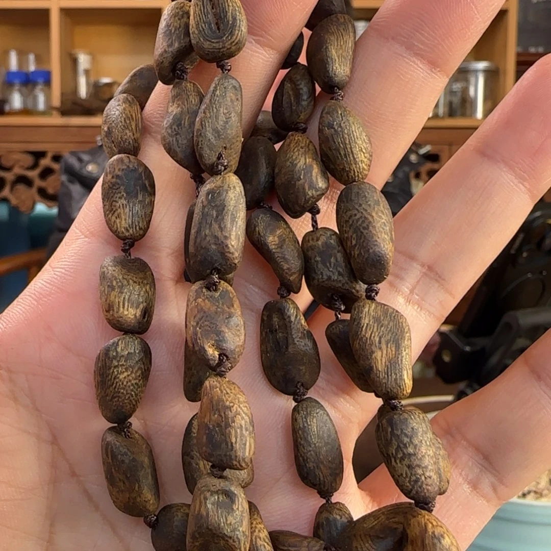 沉香手串奇楠沉水留疤料23克