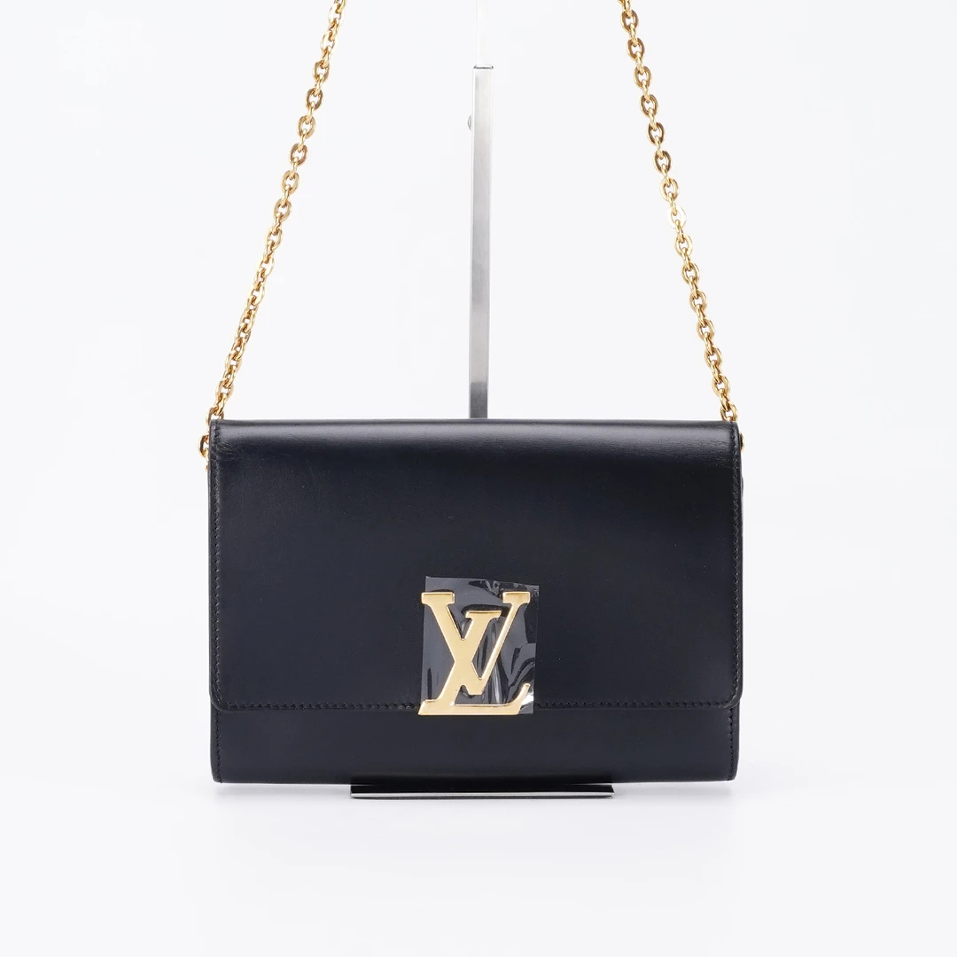 95新 LouisVuitton/路易威登 【白菜】Louise中号黑金包