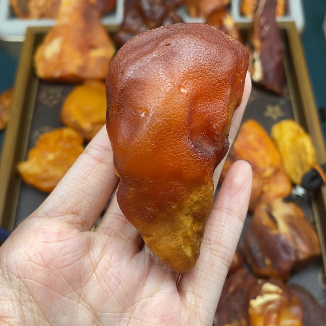 琥珀未镶嵌珠宝奇石