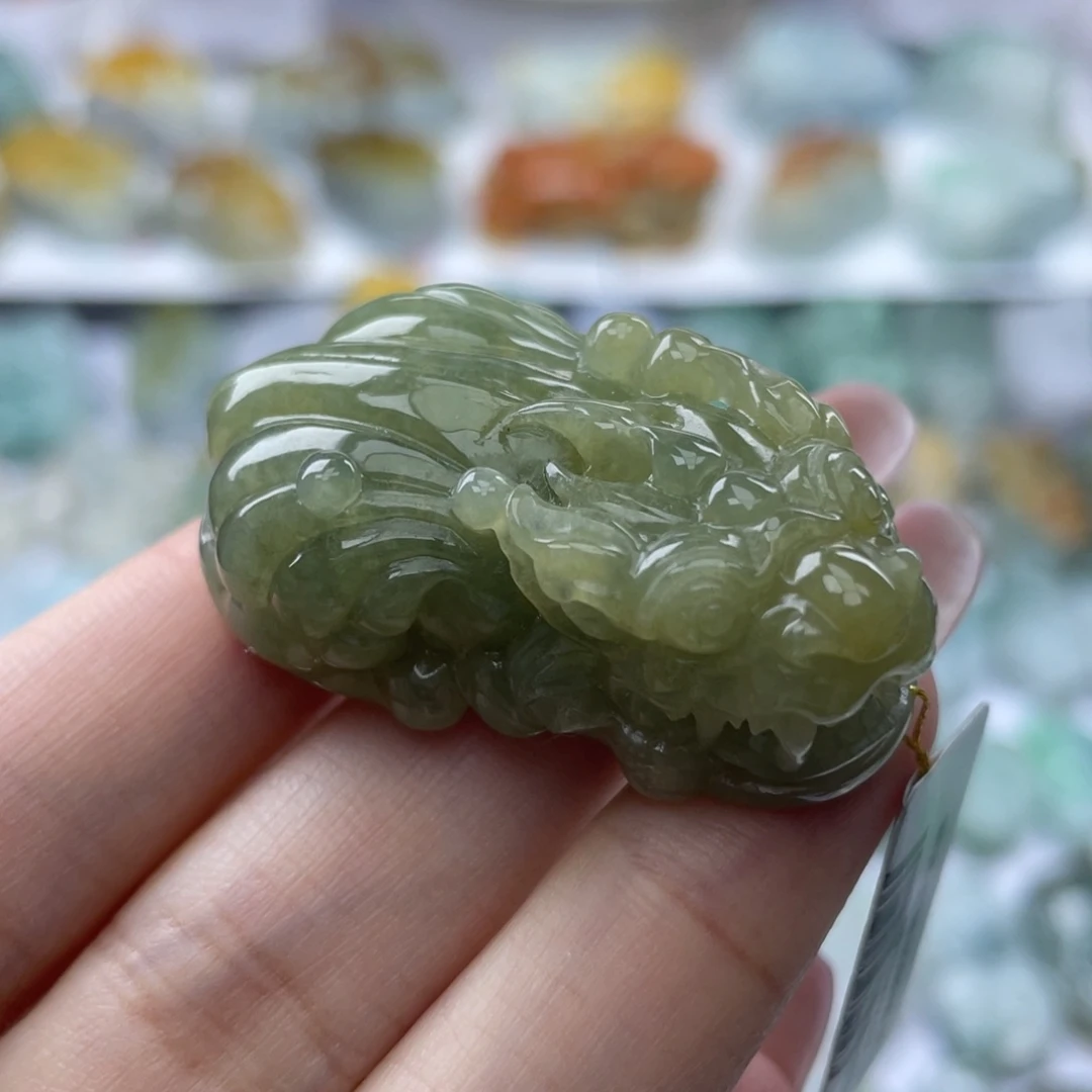 颈饰未镶嵌翡翠貔貅14