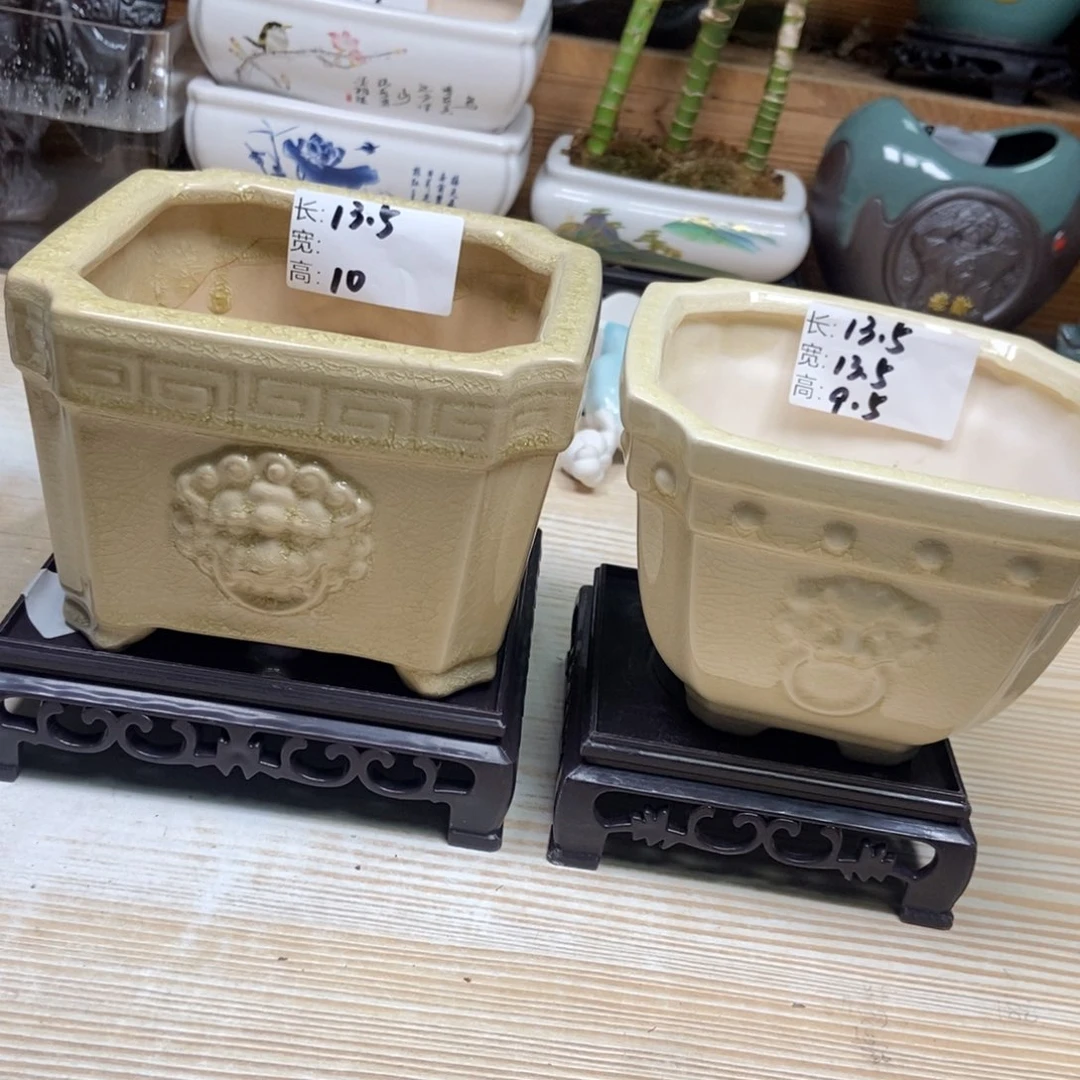 瓷片陶瓷花盆陶瓷艺术