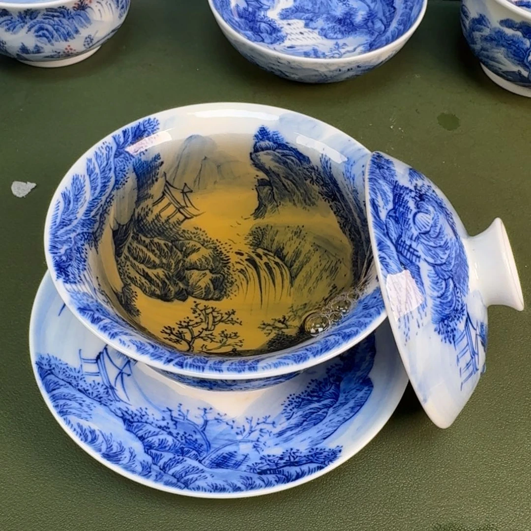 景德镇纯手绘茶具圆圆232