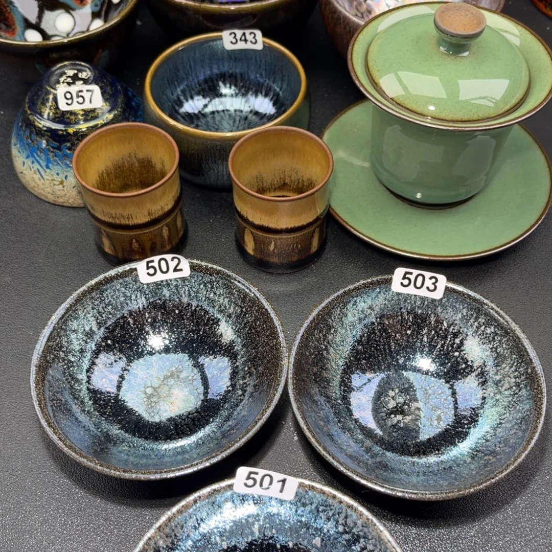 好***连茶盏502 503 501 建盏单盏放大漏……