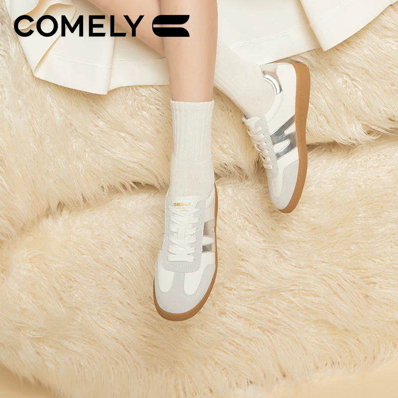 【康莉COMELY】2k078百搭软舒适百搭复古德训鞋百搭平底轻便运动板