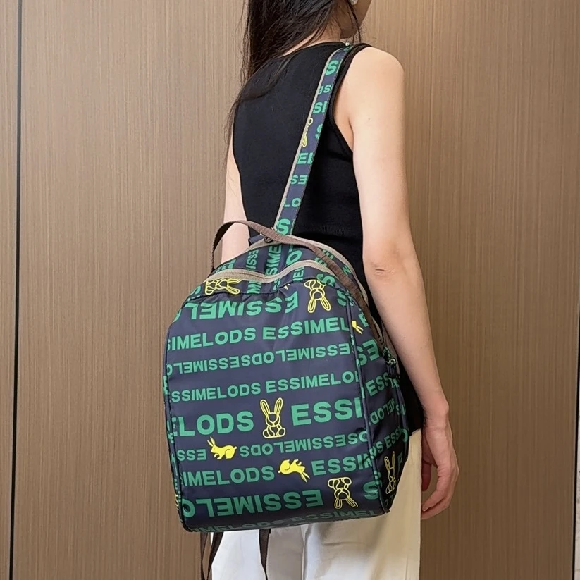 春夏新款女士双肩包单肩胸包挎包大容量百搭贝壳女包休闲运动2418