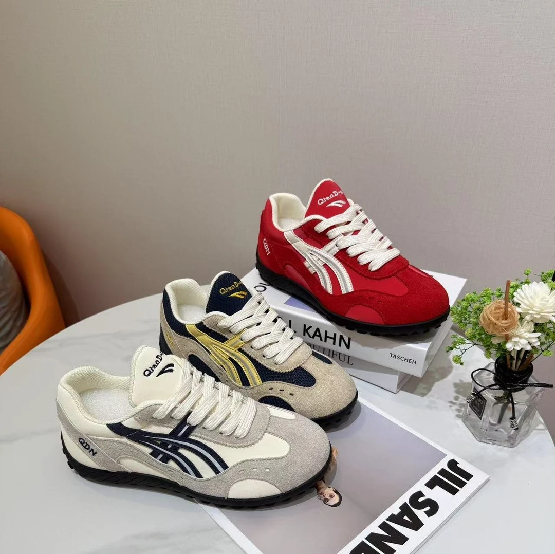 德训鞋阿甘鞋休闲运动鞋女秋季2025新款百搭学生鞋透气单鞋