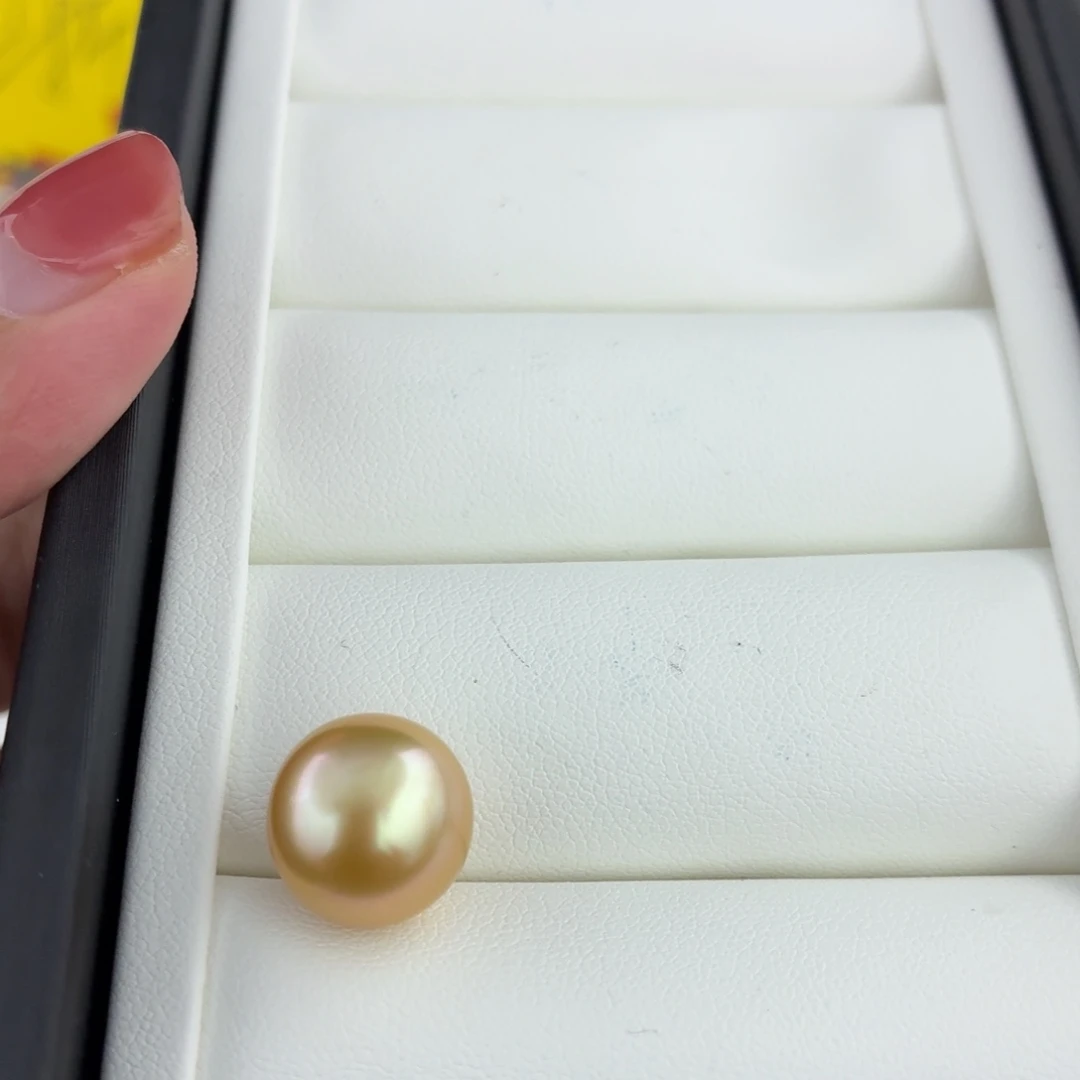 湖***司裸珠海水珍珠南洋金珠