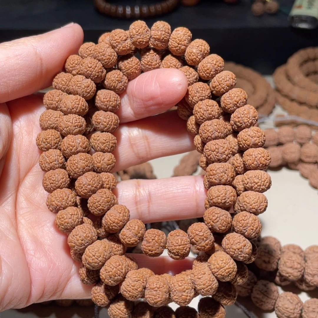 积***壮手串金刚菩提龙鳞108尺寸9.6