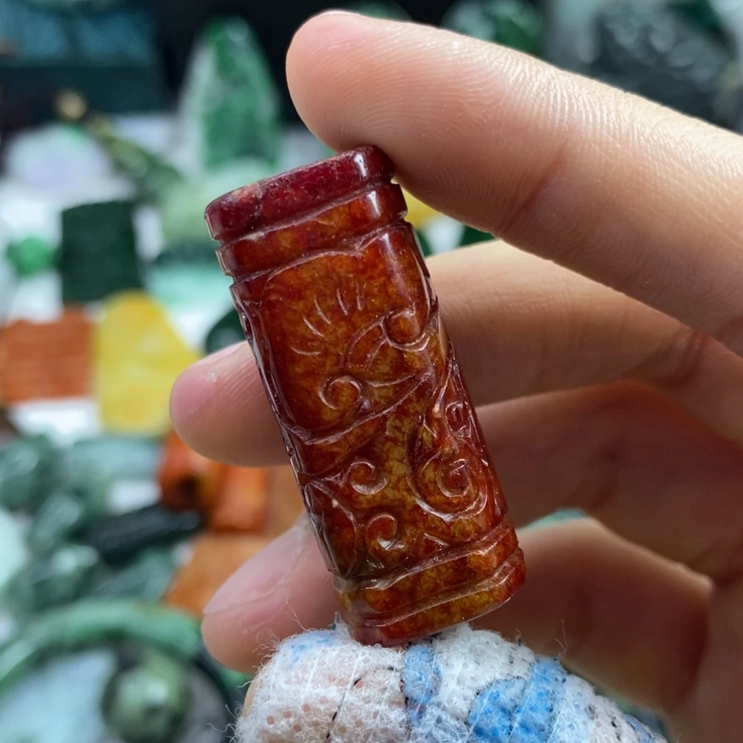 翡翠颈饰未镶嵌丽*