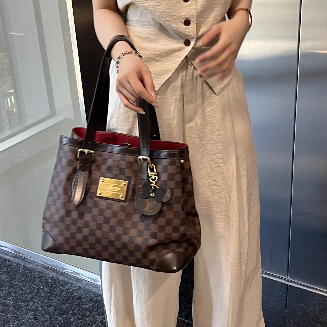 95新 LouisVuitton/路易威登 lv金牌棕棋盘格托特包/11362107